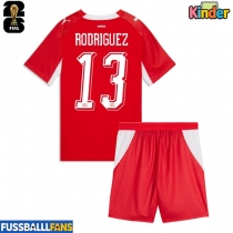 Schweiz Ricardo Rodriguez #13 Heimtrikotsatz Kinder WM 2026 Kurzarm (+ Kurze Hosen)